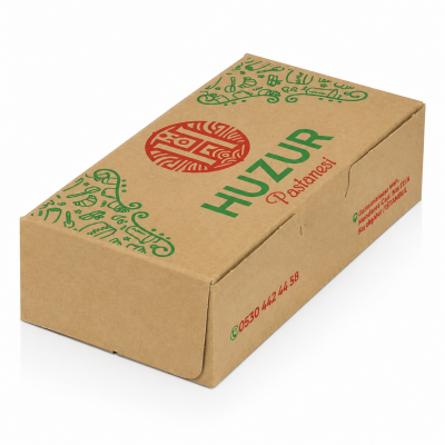 Kraft Kurupasta Kutusu Baskılı