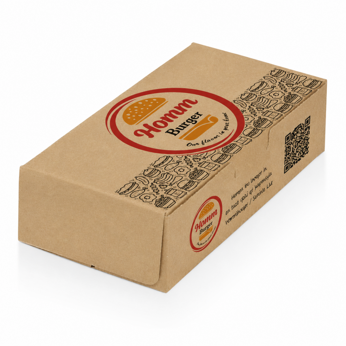 Kraft Kurupasta Kutusu Baskılı