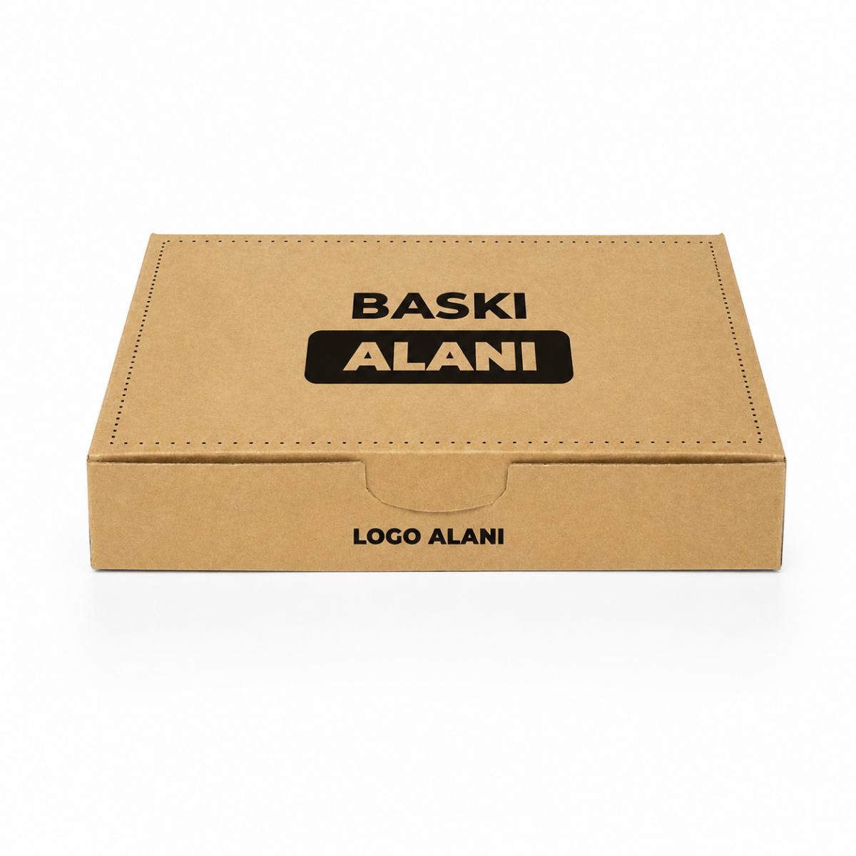 Kraft Sedefli Baklava Kutusu Baskılı